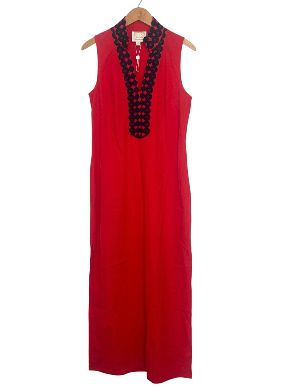 Sail to Sable Red Maxi Dress Sz M